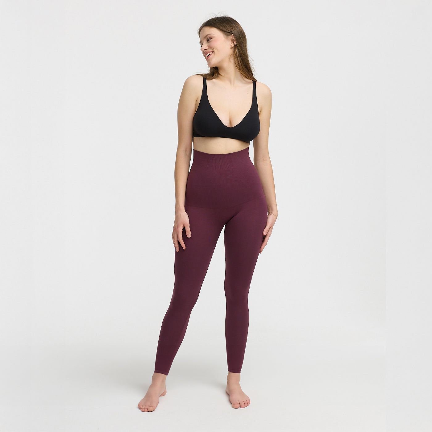 Seamless shaping leggings