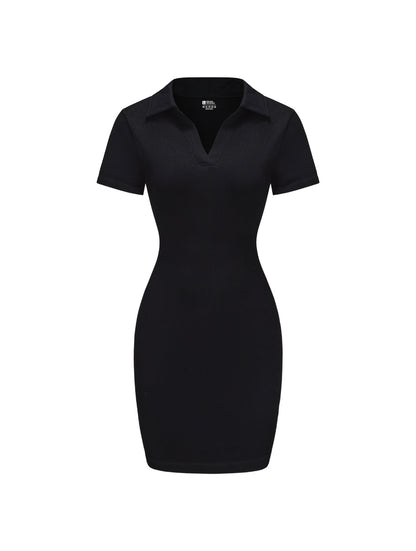 Ribbed Bodycon Mini Dress