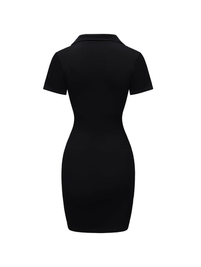 Ribbed Bodycon Mini Dress