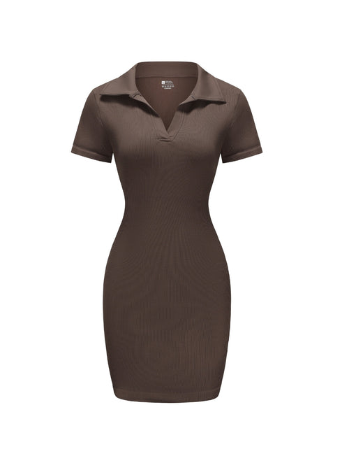 Ribbed Bodycon Mini Dress