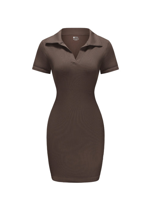 Ribbed Bodycon Mini Dress