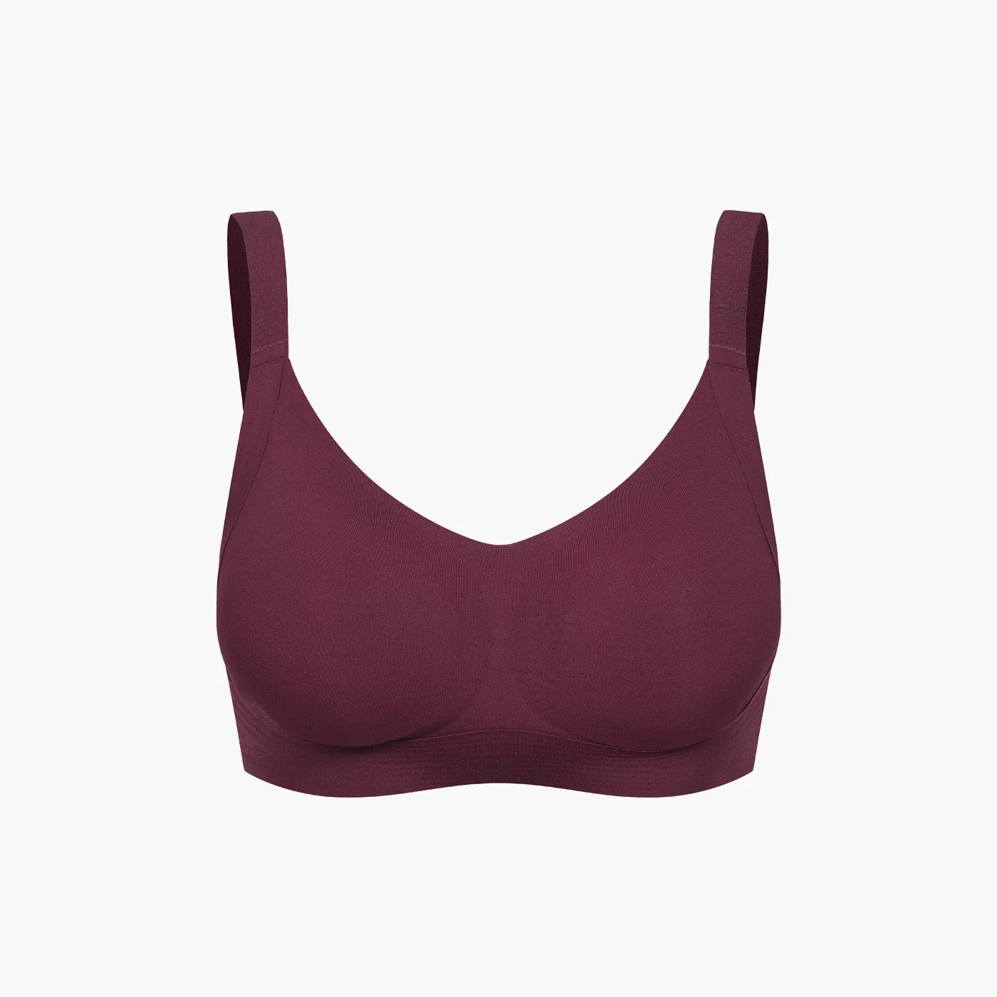 Seamless compact push-up bra