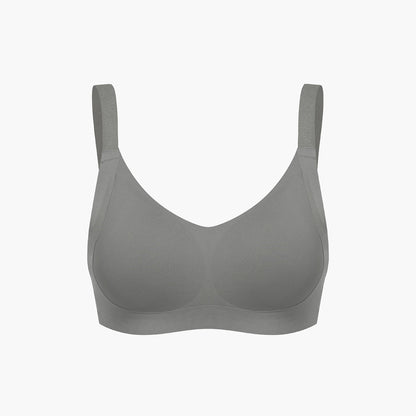 Seamless compact push-up bra