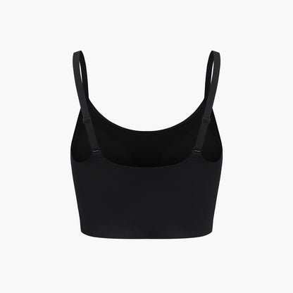 Scoop neck bra
