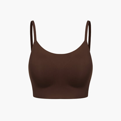 Scoop neck bra