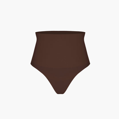 Shaping thong with high waist