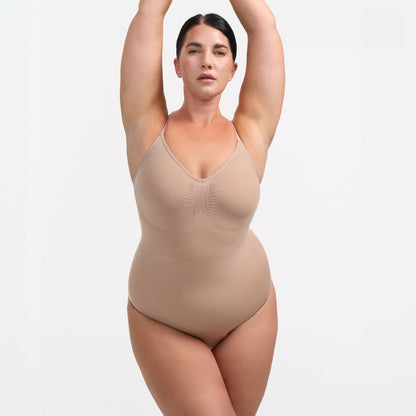 Bodysuit sculpting shapewear with briefs