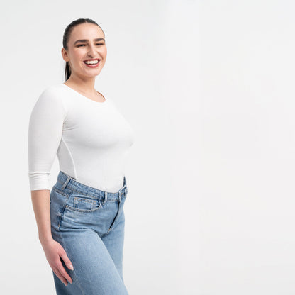 Bodysuit sculpting shapewear with open bust