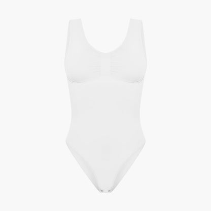 Tank bodysuit sculpting shapewear with briefs