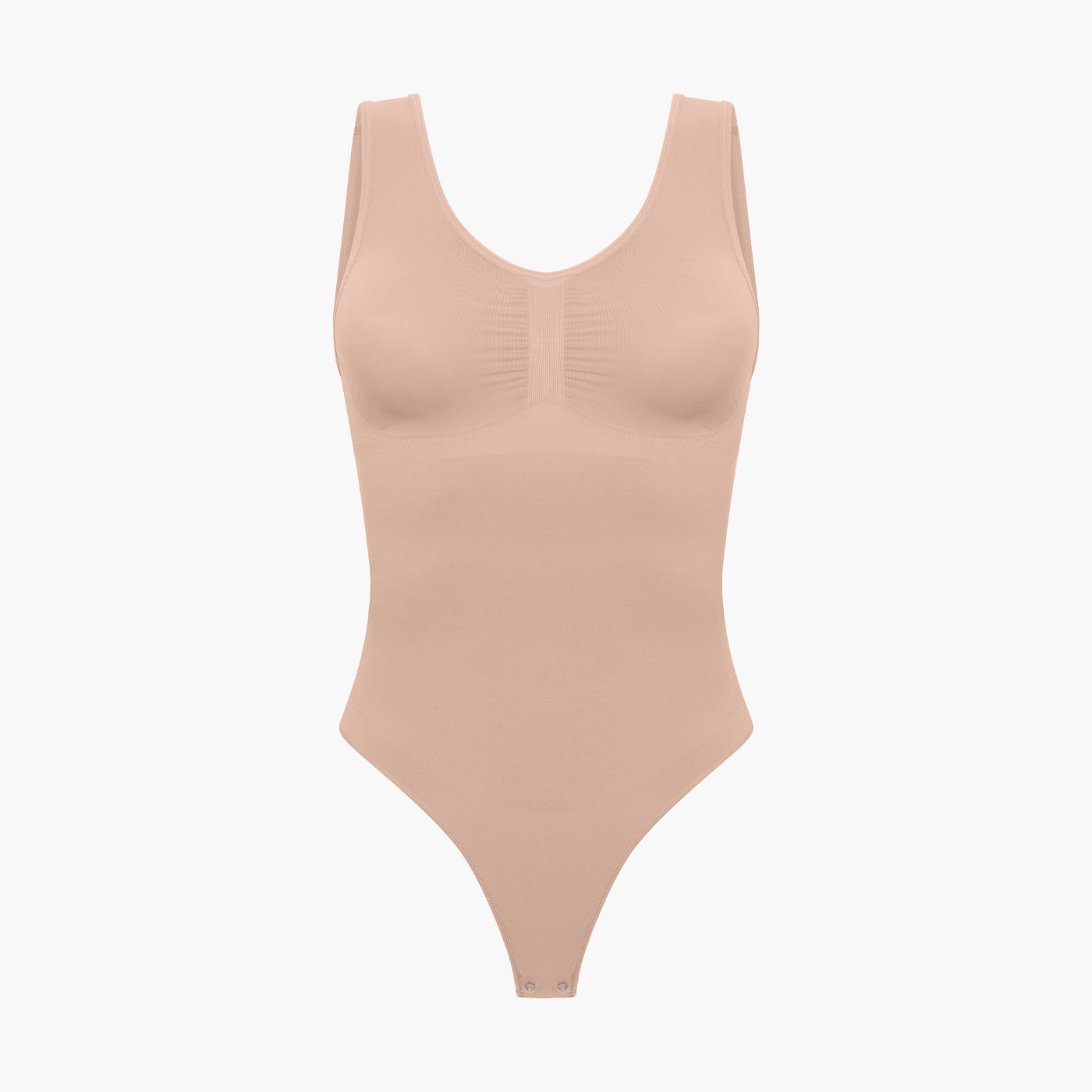 Tank bodysuit sculpting shapewear with thong