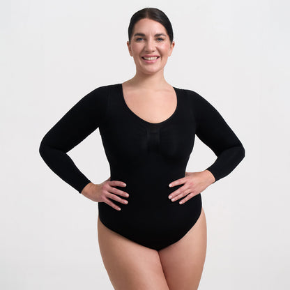 Bodysuit Sculpting Shapewear longsleeve with string