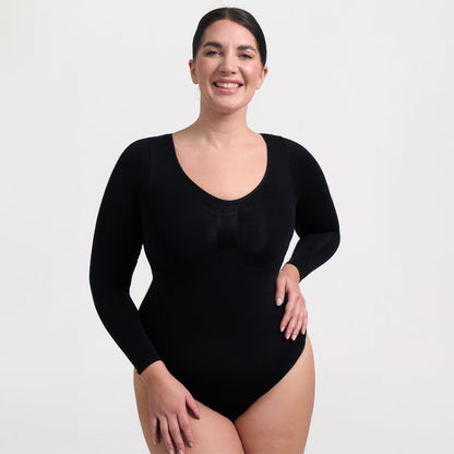 Bodysuit Sculpting Shapewear longsleeve with string