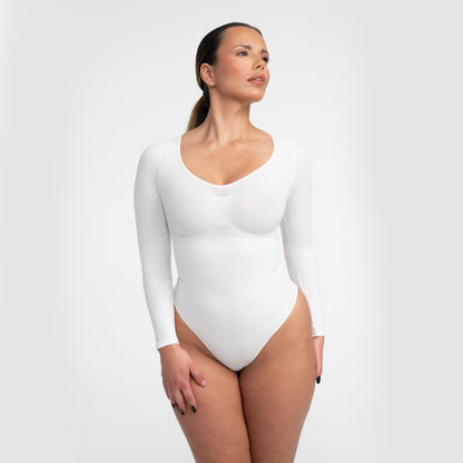 Bodysuit Sculpting Shapewear longsleeve with string