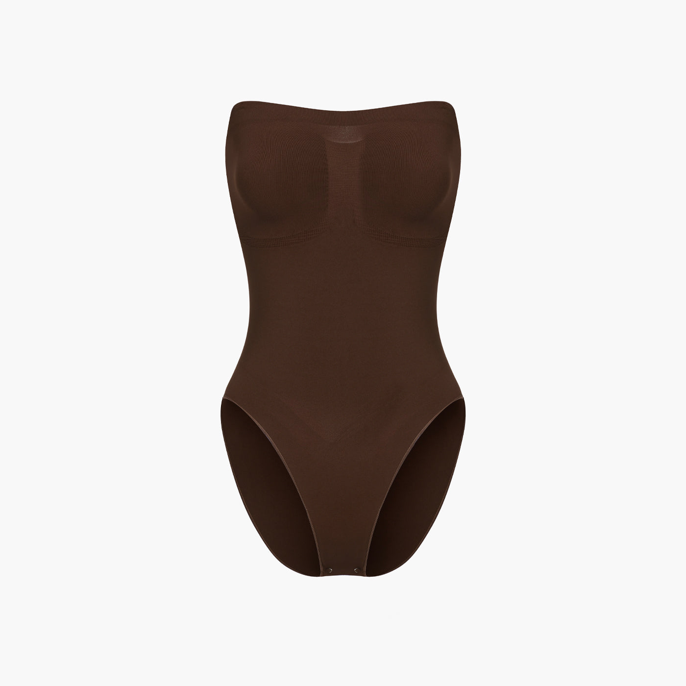 Strapless bodysuit sculpting shapewear with briefs