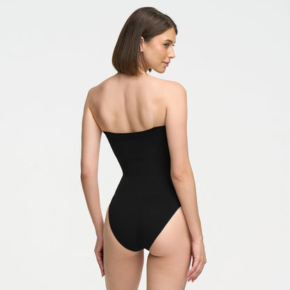 Strapless bodysuit sculpting shapewear with briefs