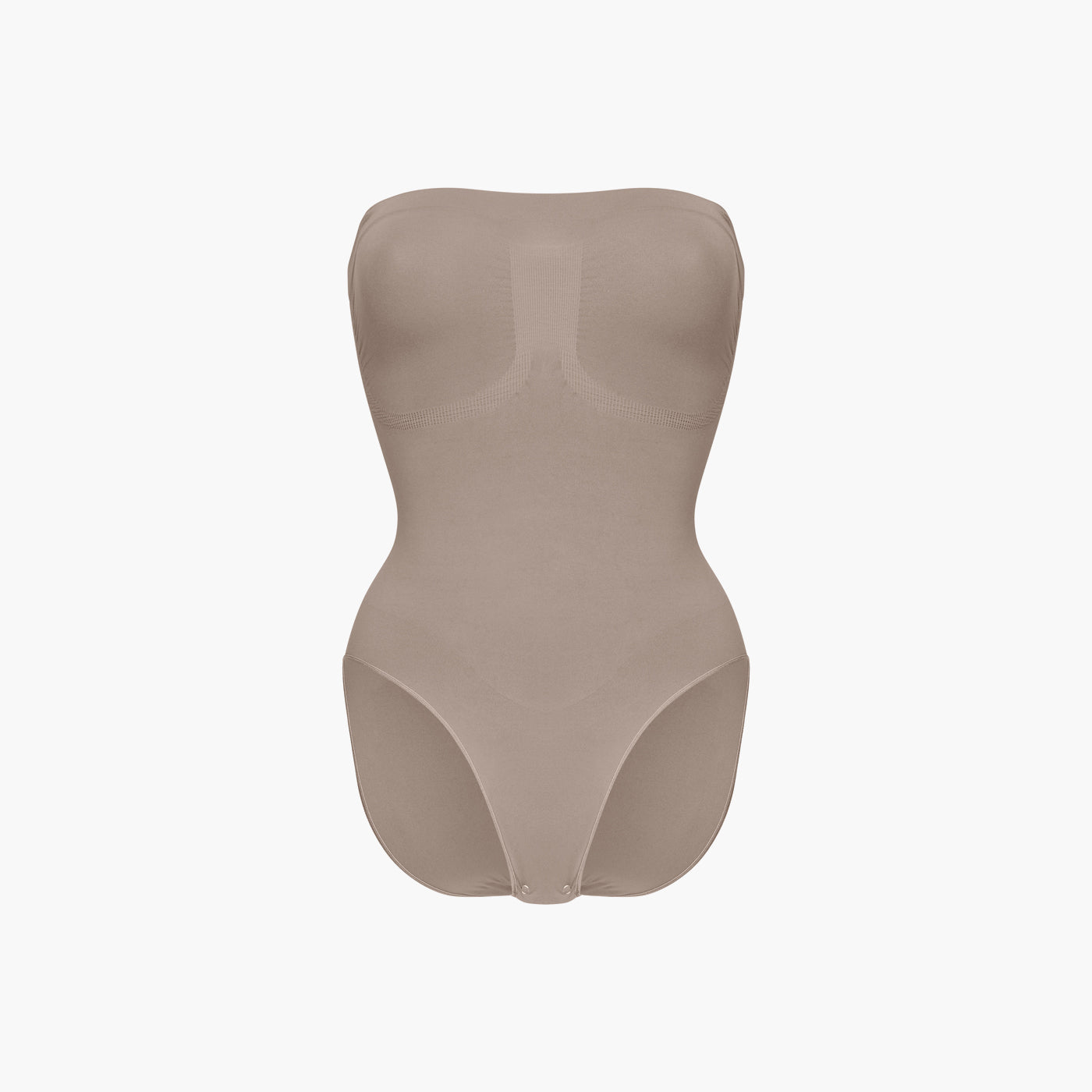 Strapless bodysuit sculpting shapewear with briefs