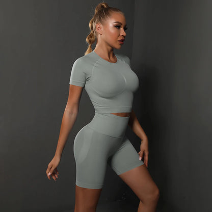 SculptFit Seamless Set – Teal