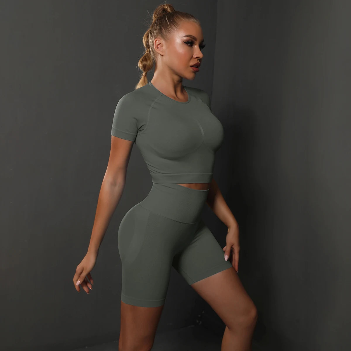 SculptFit Seamless Set – Teal
