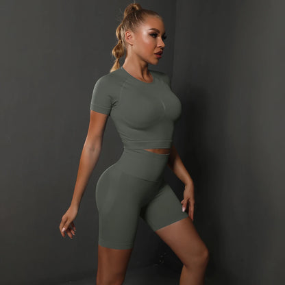 SculptFit Seamless Set – Teal