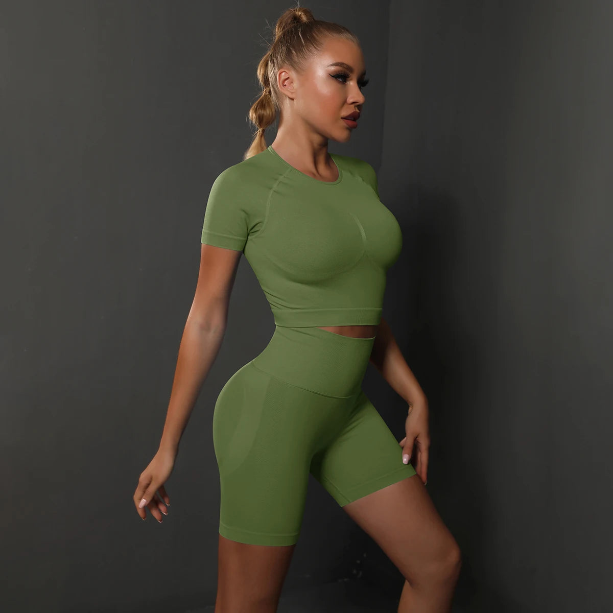 SculptFit Seamless Set – Teal