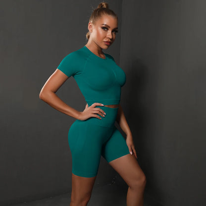 SculptFit Seamless Set – Teal