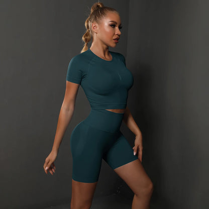SculptFit Seamless Set – Teal