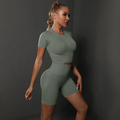 SculptFit Seamless Set – Teal