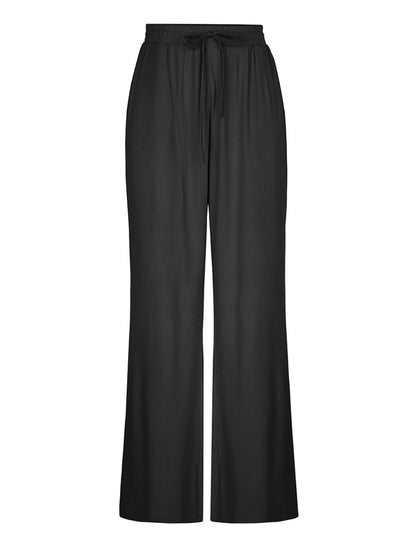 Wide Leg Ribbed Lounge Pants