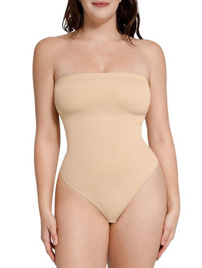 Strapless Thong Bodysuit